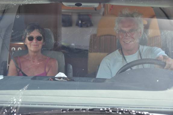 Casal holandes na fronteira Nicarágua - Costa Rica